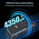 UNIWA F400 Zello POC Walkie Talkie Global 4G Rugged PDA Android 15.0 4-Inch 4GB+64GB 2.5W Loudspeaker 4350mAh PoC SOS Button NFC Two-way Radio