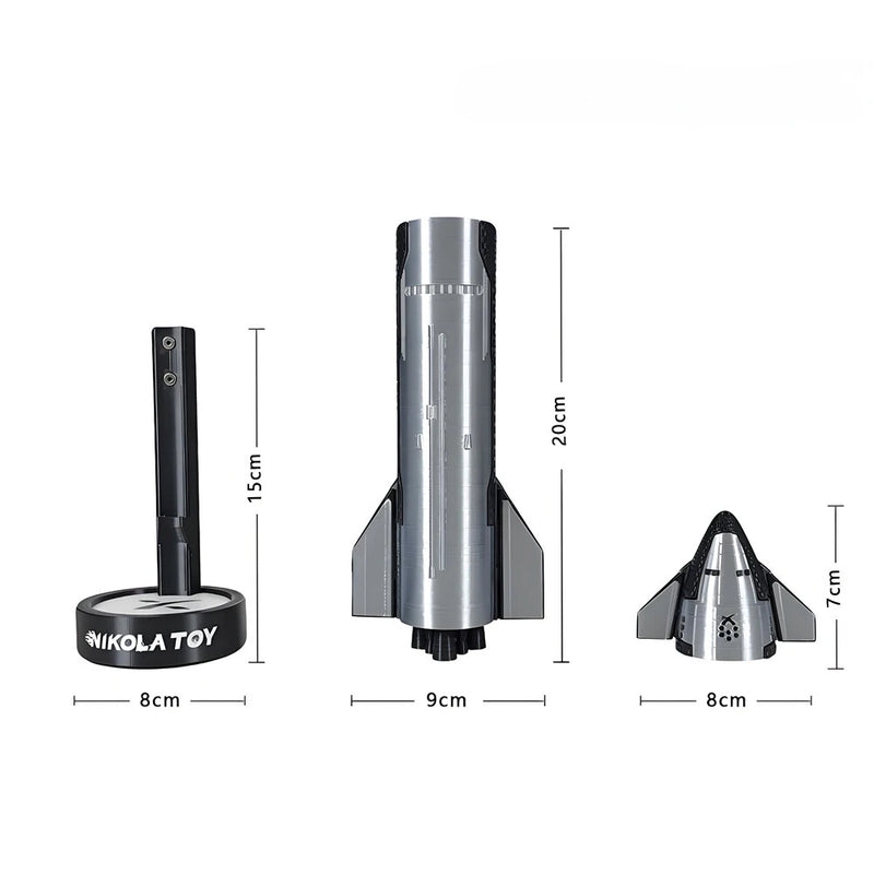 NIKOLATOY 1/200 Space X Model Excellent STEAM Education Science Discovery Toys Kids Children Gifts