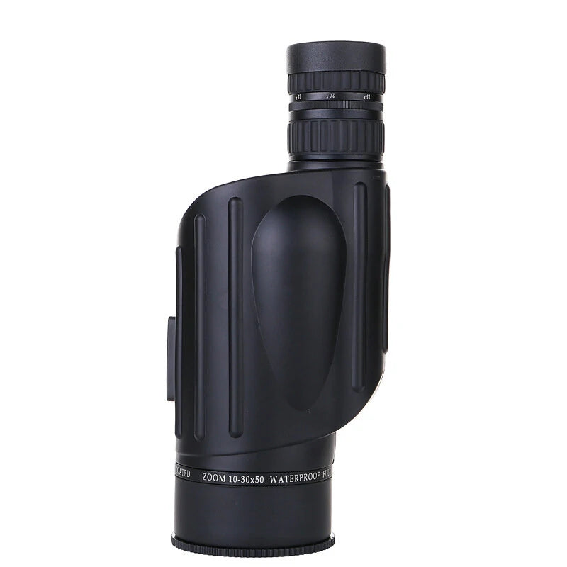 Gomu 10-30X50 Zoom Monocular Nitrogen Waterproof Telescope Binoculars Bird Watch High Power For Adults Hunting Shockproof Tripod