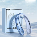 Tevorex Portable Neck Fan 5000mAh USB Rechargeable Lightweight Bladeless Silent Design 100 Gear Adjustable Speeds Electric Fans for Outdoor Sports