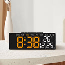 Multifunctional Clock Electronic Clock Simple LED Digital Clock USB Output Bedside Alarm Clock with 3 Level Adjustable Brightness