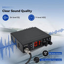 Retevis MB63A CB Car Radio 12/24V Power AMFM 40 Channels Emergency 9/19 Long Range Professional Communicator Compact Mobile Radio Station