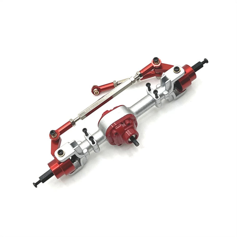 2PCS Upgraded Metal Front Rear Bridge Axle Assembly MNRC MN82 MN78 MN168 MN80 for TOYOTA Land Cruiser LC79 1/12 RC Cars Vehicles Models Spare Parts
