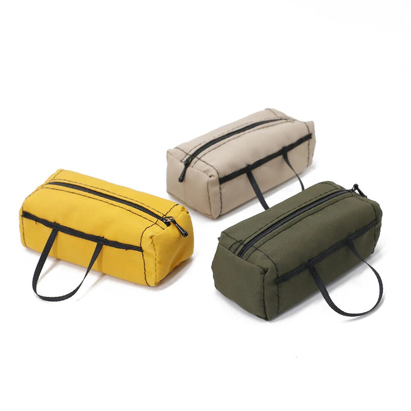 Simulation Roof Storage Luggage Bag Decoration Pouch for RC Crawler Car SCX10 TRX4 RC4WD D90 1/8 1/10 Vehicles Models Parts