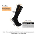TENGOO 1 Pair Unisex Heated Socks With USB Thermal Insulated Socks Winter Electric Heating Socks Outdoor Spots Heated Boot Camping Skiing Socks