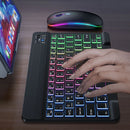 RGB bluetooth Keyboard and Mouse Kit for Phone Tablet Laptop Portable Rechargeable Keyboard Mouse Combo with Silent Click