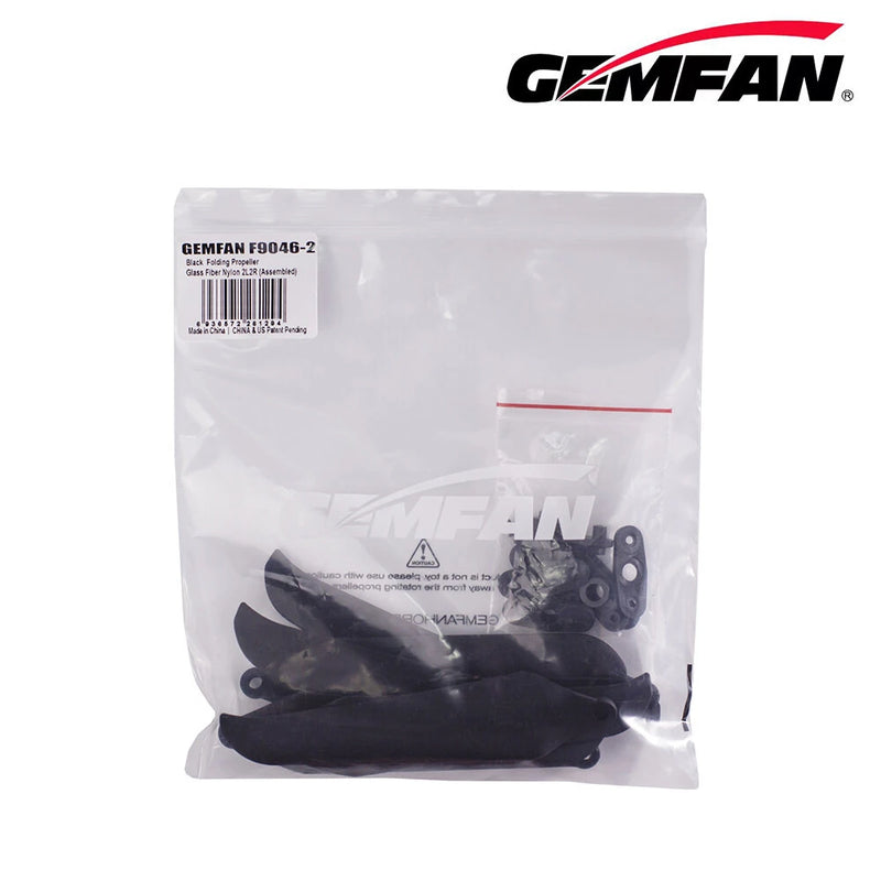 2 piars Gemfan F9046 9046 3-Blade/2- Blade Foldable Propellers 4.6 Inch Pitch Glass Fiber Nylon 5mm holefor Long Range FPV Racing Drone