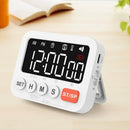 LED Digital Display Alarm Clock Timer Clock Timer Kitchen Baking Countdown Timer Time Reminder with 4 Brightness Levels Adjustment