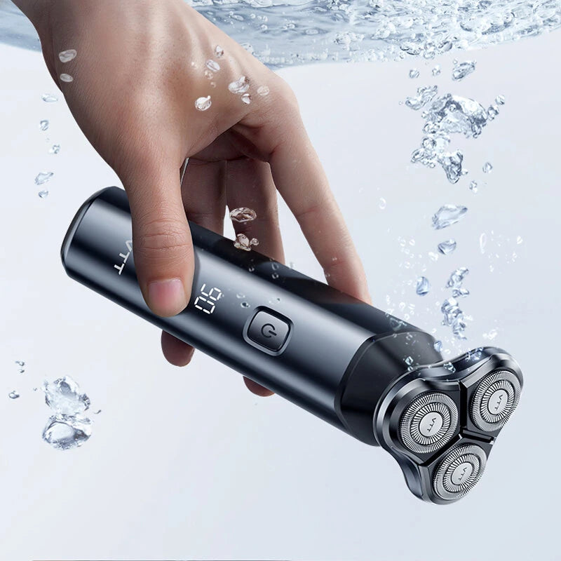 VTT RA4 Electric Shaver with Digital Display High-Speed Motor Men Shaver Multi-Dimensional Floating Shaving IPX7 Waterproof