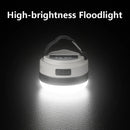 SMILING SHARK Multifunctional Portable Adjustable Lantern Outdoor Camping Tent Light Rechargeable Emergency Lighting