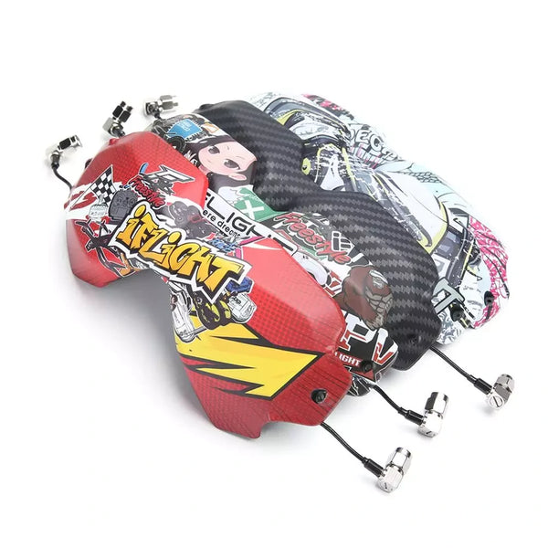 iFlight Crystal HD Patch 5.8GHz 9dBi Directional Circular Polarized High Gain Flat Panel FPV Antenna LHCP RHCP RP-SMA with Casing for DJI FPV Goggles