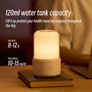 Kinscoter Aroma Diffuser Essential Oil Diffuser Usb Portable Air Humidifier Warm Color Night Light For Home Bedroom Desktop
