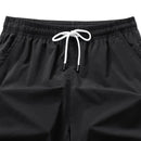Men's Quick Dry Breathable Summer Shorts Casual Solid Drawstring Beach Shorts Lightweight Swimming Trunks Comfortable Pants for Men