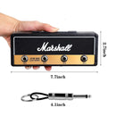 Modern Melody Music Note Key Holder Storage Box Rack Wall Mounted Key Holder Guitar Keyring Hook Holder with 4 Guitar Plugs