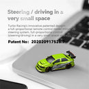 Turbo Racing C66 RTR 1/76 2.4G RWD Mini Drift RC Car with Upgrading Gyro Motor Throttle Curve Micro Full Proportional LED Light On-Road Racing Remote Control Vehicles Models Kids Children Toys