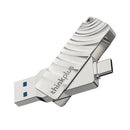 Lenovo ThinkPlus MU232 USB3.2 Dual Interface Flash Drive Type-A+Type-C 256G/128G/64G 100MB/s Fast Speed U Disk Pendrive for Phone Laptop Computer