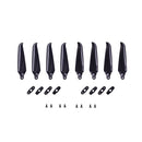 2 Pairs Gemfan 8041F 8041 8inch 3-Blade / 2-Blade Foldable Propeller Glass Fiber Nylon 5mm Hole  for Long Range FPV Racing Drone