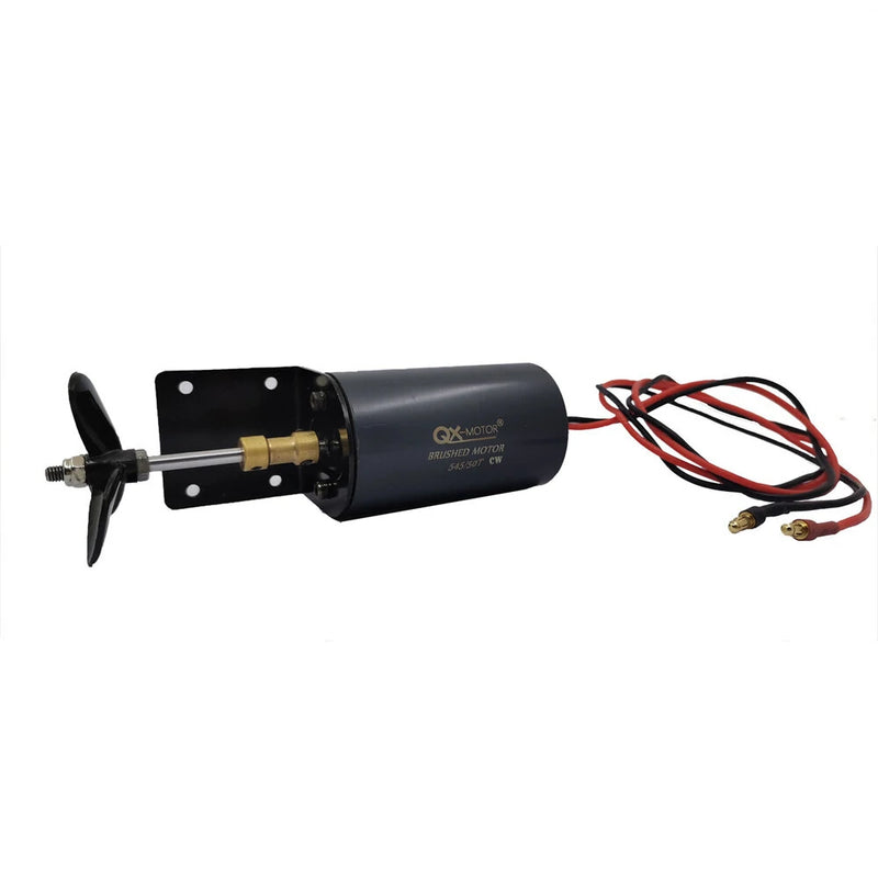 QX_Motor Underwater Propeller 545 / 50T 12V 16V Brushed Motor for Unmanned / Nesting Trawler/Remote Control /Duck Boat RC Vehicles Models Parts