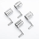 4 PCS Handheld Stainless Steel Rotary Cheese Grater Kitchen Tool Garlic Carrot Cutter Slicer Shredder Grinder