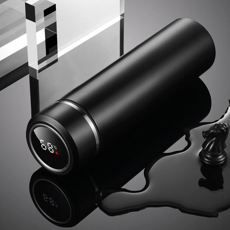 500ML Smart Vacuum thermos Water Bottle Stainless Steel Insulation Touch Temperature Display Insulated Cup