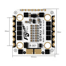 20x20mm Flywoo GOKU H743 PRO Mini Flight Controller Mini AM32 45A 32Bit 128K ESC Stack for FPV Racing Drones Support DJI O4 / O4 Pro