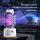 360 Electric Shock Mosquito Killer Lamp USB Charging Portable Household Electric Mosquito Killing Photocatalyst Outdoor Camping Dual Lighting Modes