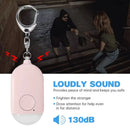 Intelligent SOS Personal Alarm Self Protection Keychain 130dB Loud Safety Panic Button Or Pull Pin Alert Waterproof Device with Flashlight for Kids Elderly Women