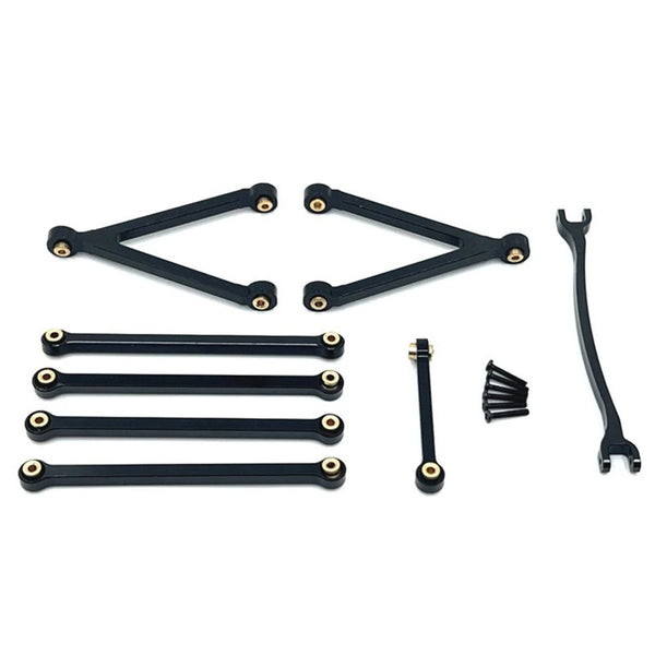 Upgraded Metal Linkage Tie Rods Parts Set for Land Rover D110 Range Discovery FMS FCX24M 1/24 Rock Crawler RC Cars Vehicles Models Spare Accessories