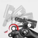 Bike Holder Aluminum Alloy 360 Adjustable Sturdy Anti-fall 0.2kg Lightweight Handlebar Holder for Motorcycle Bicycle Scooter Bracket