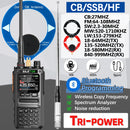 BAJETON BJ-7800 10W Walkie Talkie Long Range SW MW LW AM SSB CB Receive Wireless bluetooth Programming NOAA Two Way Radio