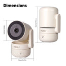 MOES WCM-P52 4MP HD Tuya WiFi Indoor Pan/Tilt Smart Security Camera Infrared Night Vision Motion Sound Detect Monitor Panoramic Patrol Smart Home Surveillance Camera