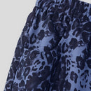 INCERUN Mens Leopard Print Daily Pant Side Zipper Design Fashion Loose Fit Long Trousers for Men Large Size S-5XL