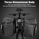 WEST BIKING 25L Bicycle Pannier Bag Waterproof Bike Rear Seat Bag Large Capacity Tail Seat Luggage Carrier Cycling Bags for MTB