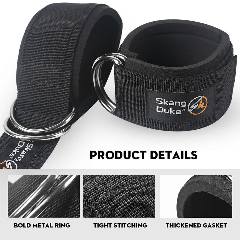 SKangDuke 1 Single Padded Fitness Protective Gear Anklet Straps for Home Gym Glute Workouts Leg Extensions Hip Abductors