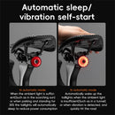 ROCKBROS Q0 Qzero Bicycle Taillight Smart Auto High Brightness Brake Sensing Waterproof LED USB Charging Bike Rear Light for Mountain Road Night Ride