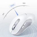 Baseus F02 2.4G Ergonomic Wireless Mouse 1600 DPI Portable Mute Mice for Laptop Computer PC Macbook Office Home