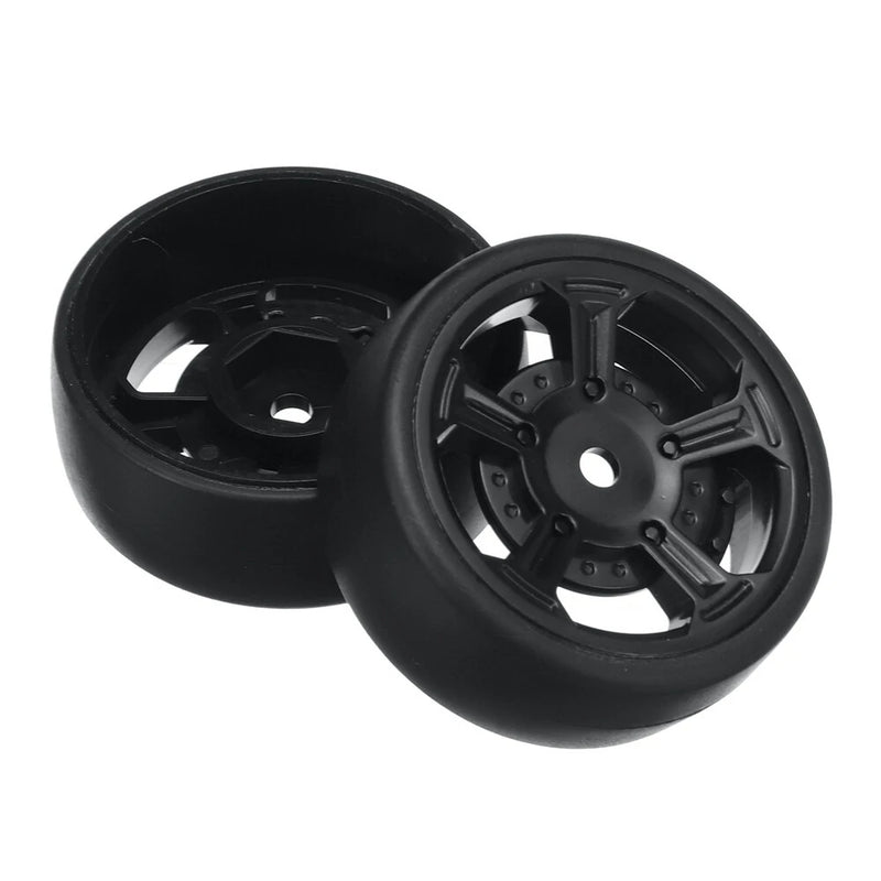 2PCS RC Car Parts Wheels Tires Front Rear Universal M22011 for Eachine EC35 1/14 Vehicles Models Spare Accessories