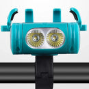 BIKIGHT 5-in-1 2000mAh/3500mAh 500LM Bike Light USB Rechargeable Power Bank Waterproof Phone Holder Headlight With Bike Horn