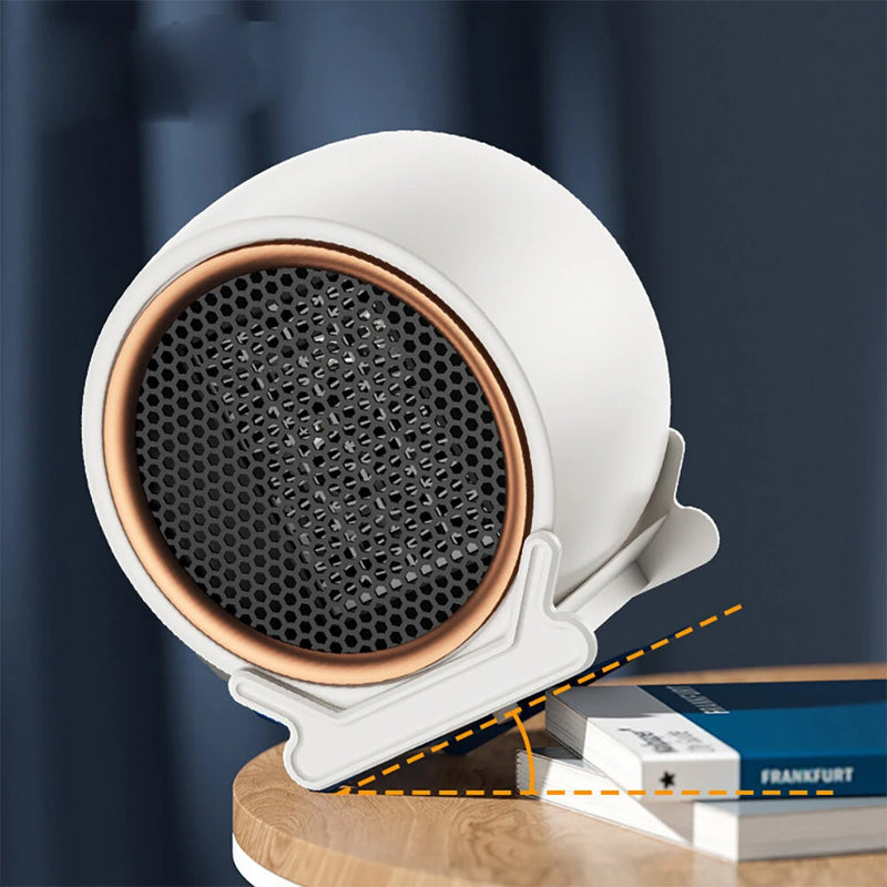 220-240V Mini Heater Desktop Small Heater for Home Office 1200W Portable Electric Heater Low Noise Dual-Speed Adjustment