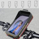 XANES Bicycle Mobile Phone Holder for 4.7-7.0 inches Universal Waterproof Shock Absorber Multi-Functional Storage Bag Handlebar Stand for Outdoor MTB Motorcycle Navigation Riding
