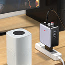 OMS-H6 bluetooth 5.3 Audio Transmitter Receiver 3.5mm AUX/RCA/U-Disk/TF/USB/6.5mm MIC Karaoke HIFI Stereo EQ Wireless Adapter EU Plug