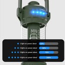 IPRee Portable Camping Lamp LED Handheld Light USB Rechargeable Mini Floodlight with 6 Light Modes Hiking Hook Design Tent Emergency