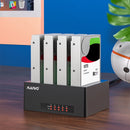 MAIWO K3084U3S 4-Bay Hard Drive Docking Station SATA to USB3.0 HDD Docking for 2.5/3.5 inch HDD/SSD Station External SATA Drive Box