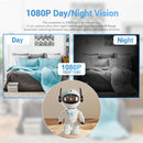 ESCAM PT205 5G Dual Wifi Smart Robot Camera Wireless PTZ AI Automatic Tracking Motion Detection Security Camera Two-way Audio Night Vision Hieasy APP