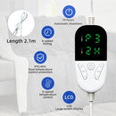 Baban 150*180cm Electric Heated Blanket Heating Bed Blankets Throw with 6 Heating Levels 10 Hours Auto Off Over-Heated Protection Ultra Soft Warm Flannel ETL Certified