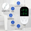 Baban 150*180cm Electric Heated Blanket Heating Bed Blankets Throw with 6 Heating Levels 10 Hours Auto Off Over-Heated Protection Ultra Soft Warm Flannel ETL Certified