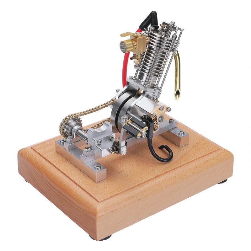Banggood H09 Mini Hoglet CNC Single Cylinder 4-Stroke Gasoline Engine with Kick Starter for RC Scale Motorcycles