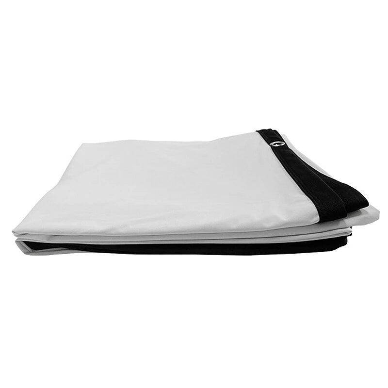 100/120 Inch Portable Foldable HD Projector Screen 16:9 Aspect Ratio Black Backing Outdoor Movie Screen for Home Theater Wide 160 Degree Viewing Angle Easy Installation