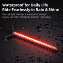 ESLNF RGB Flowing Seat Rail Mount Bike Taillight 1200mAh Type-C Rechargeable IPX4 Waterproof for Night Riding