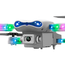 YLR/C E99 / E99D WiFi FPV with LCD Screen Controller HD Dual Camera Lighting Arms Optical Flow Positioning Colorful LED Light Foldable RC Drone Quadcopter RTF